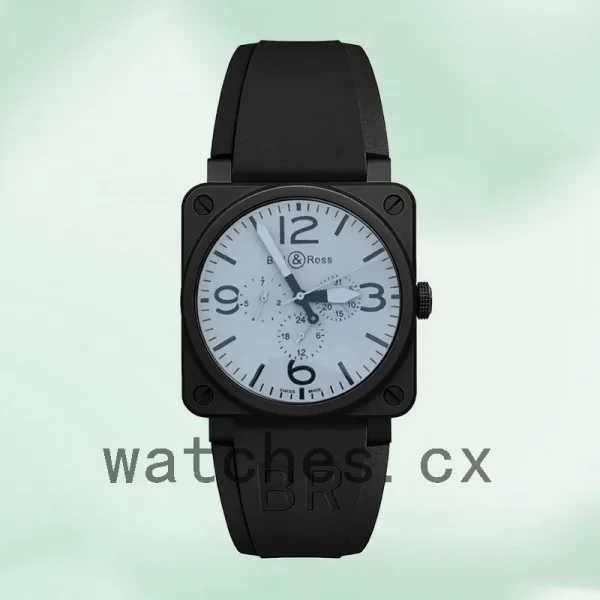 Bell&Ross Instruments Men's BR01-94 46mm Automatic Black Dial - Image 2