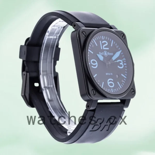 Bell&Ross Instruments 42mm BR03-92 Men's Blue Dial Automatic - Image 3