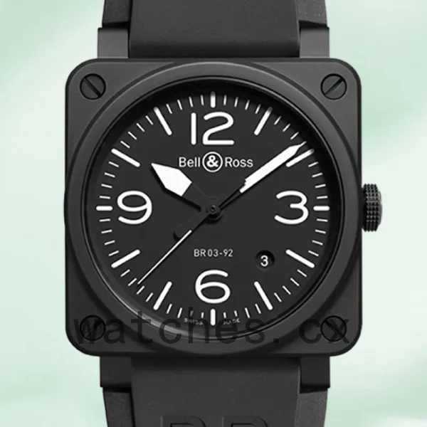 Bell&Ross Instruments Automatic 42mm Black Dial Men's BR03-92