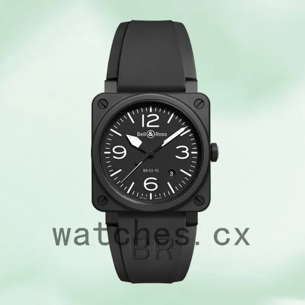 Bell&Ross Instruments Automatic 42mm Black Dial Men's BR03-92 - Image 2