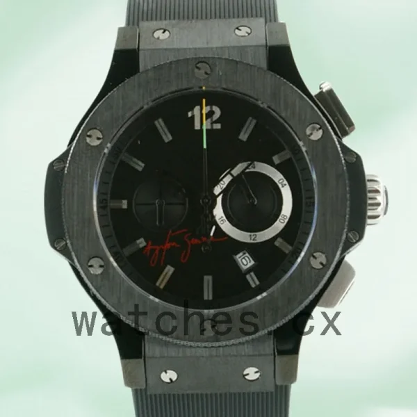 Hublot Big Bang 44mm BigBangBK003 Men's Rubber Band Black-tone