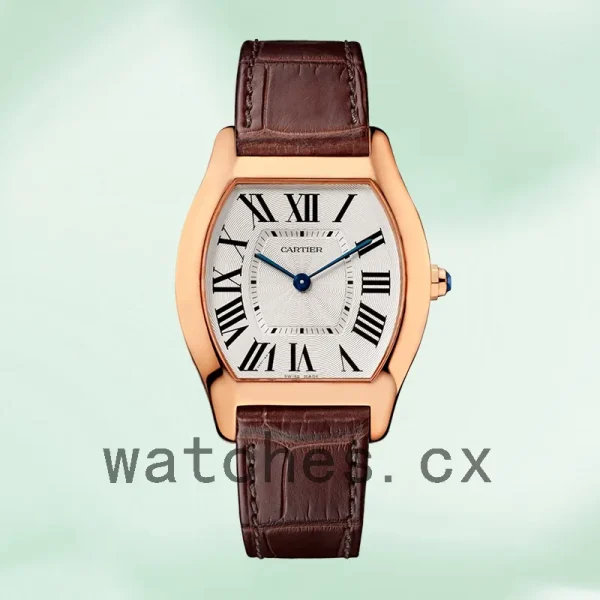 Cartier Tortue 30mm Ladies W1556362 Leather Strap White Dial - Image 2