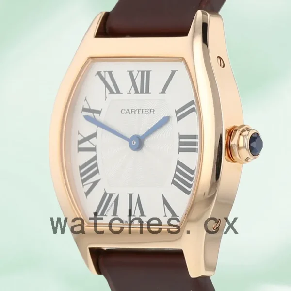 Cartier Tortue 30mm Ladies W1556362 Leather Strap White Dial - Image 4