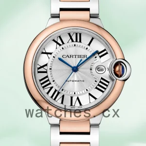 Cartier Ballon Bleu Unisex W2BB0034 36mm/42mm Silver-tone Silver Dial