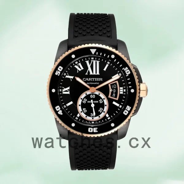 Cartier Calibre 42mm Men's W2CA0004 Black Dial Black-tone - Image 2