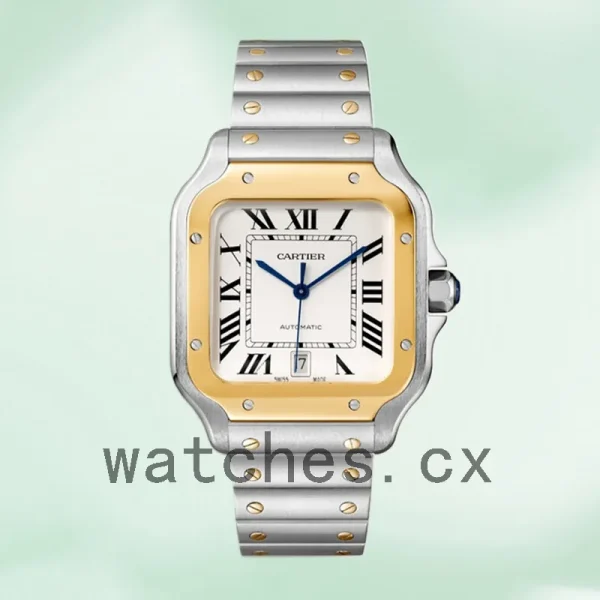 Cartier Santos 39mm W2SA0009 Men's Automatic White Dial - Image 2