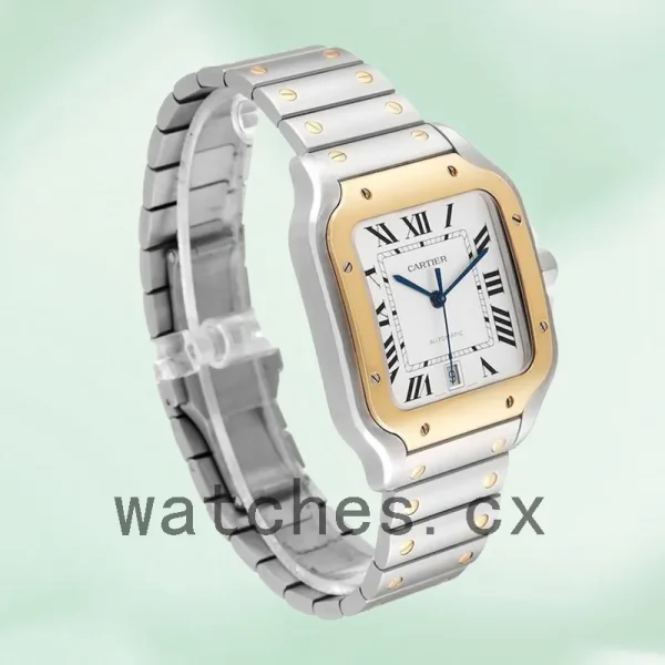 Cartier Santos 39mm W2SA0009 Men's Automatic White Dial - Image 4