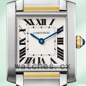 Cartier Tank Francaise 25mm W2TA0003 Ladies Quartz White Dial