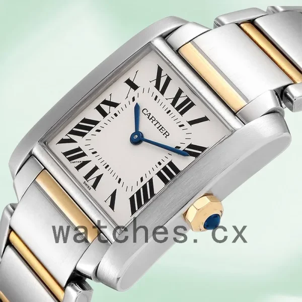 Cartier Tank Francaise 25mm W2TA0003 Ladies Quartz White Dial - Image 3