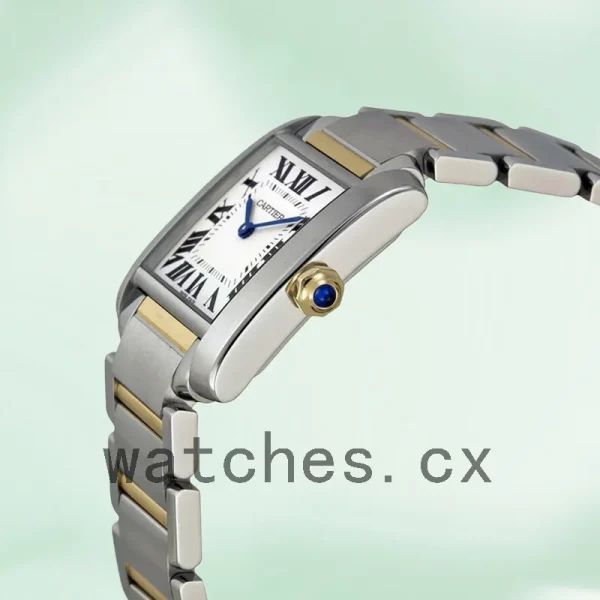 Cartier Tank Francaise 25mm W2TA0003 Ladies Quartz White Dial - Image 4