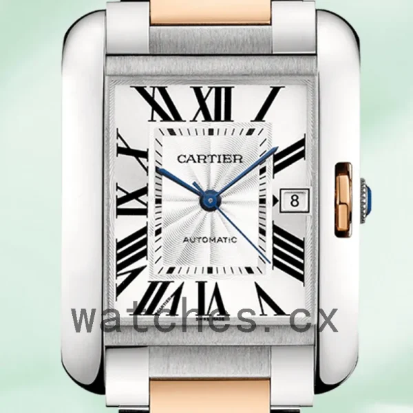 Cartier Tank Anglaise Men's W5310006 36mm Silver-tone Quartz