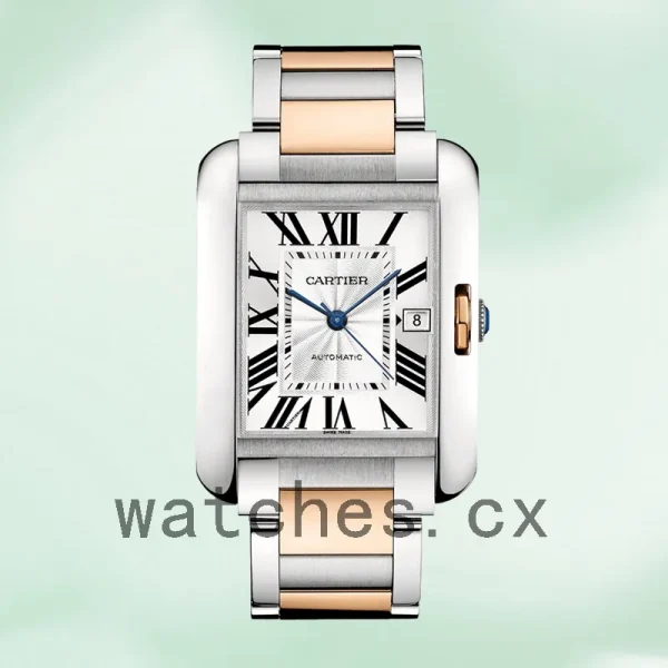 Cartier Tank Anglaise Men's W5310006 36mm Silver-tone Quartz - Image 2