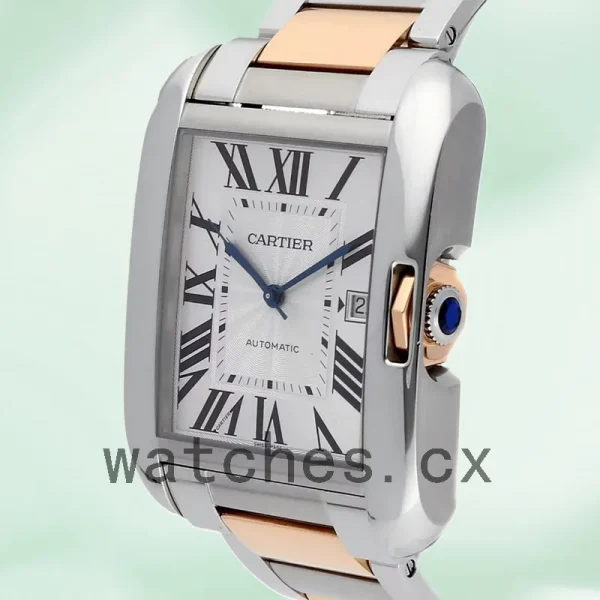 Cartier Tank Anglaise Men's W5310006 36mm Silver-tone Quartz - Image 3