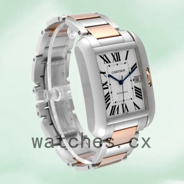 Cartier Tank Anglaise Men's W5310006 36mm Silver-tone Quartz - Image 4