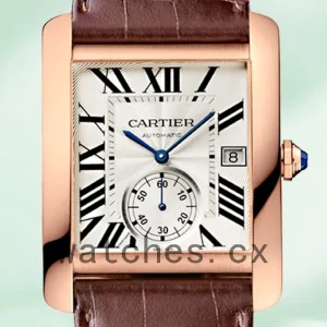 Cartier Tank MC Men's W5330001 36mm Rose Gold-tone