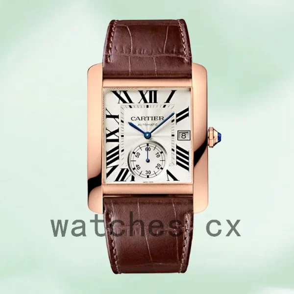 Cartier Tank MC Men's W5330001 36mm Rose Gold-tone - Image 2