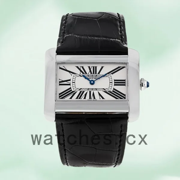 Cartier Tank Divan Men's W6300655 40mm Silver-tone Quartz - Image 2