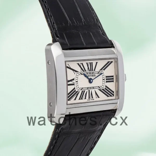 Cartier Tank Divan Men's W6300655 40mm Silver-tone Quartz - Image 3