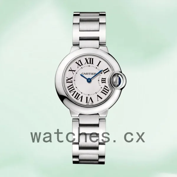 Cartier Ballon Bleu Ladies W69010Z4 28mm/33mm/36mm Silver White Dial