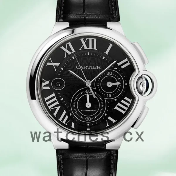 Cartier Ballon Bleu 47mm W6920052 Men's Silver-tone