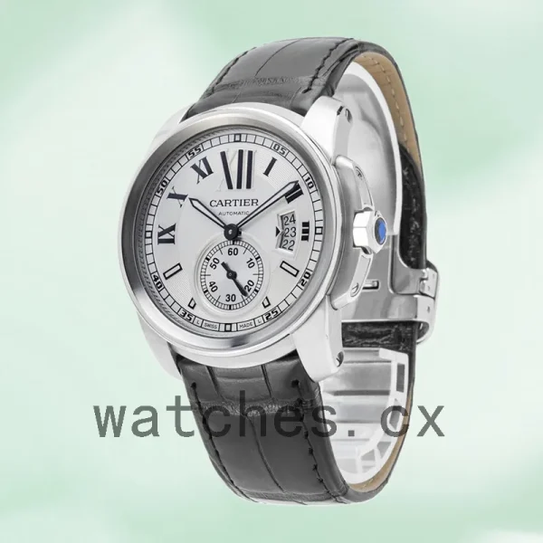 Cartier Calibre W7100013 Men's 42mm Automatic White Dial - Image 3