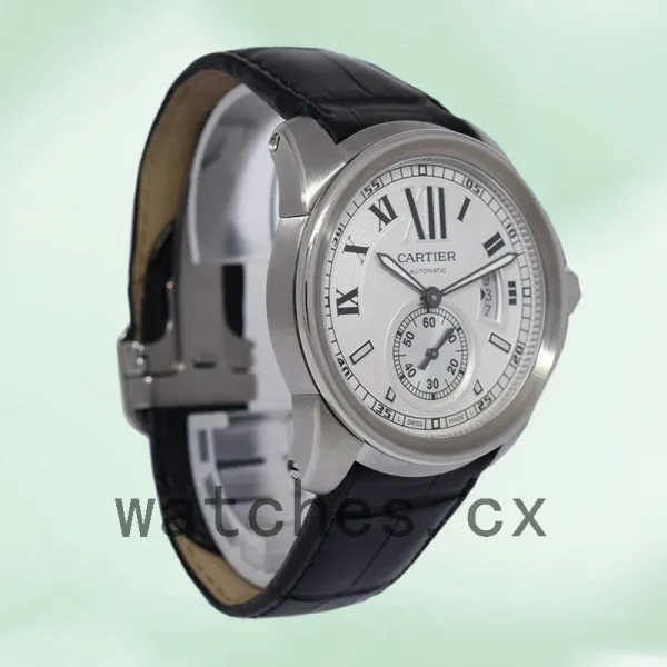 Cartier Calibre W7100013 Men's 42mm Automatic White Dial - Image 4