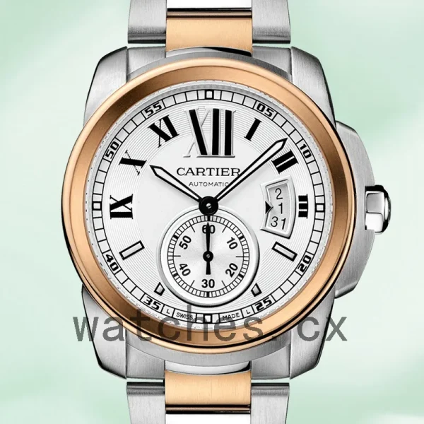 Cartier Calibre 42mm Men's W7100036 Bracelet Automatic