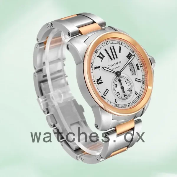 Cartier Calibre 42mm Men's W7100036 Bracelet Automatic - Image 3