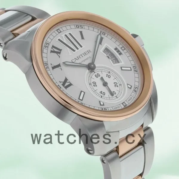 Cartier Calibre 42mm Men's W7100036 Bracelet Automatic - Image 4