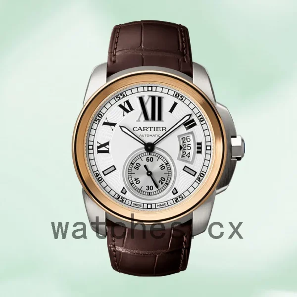 Cartier Calibre W7100039 42mm Men's White Dial Silver-tone - Image 2