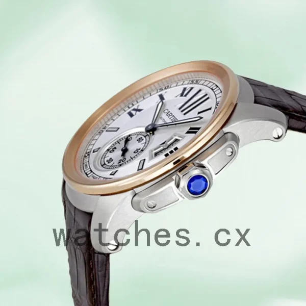 Cartier Calibre W7100039 42mm Men's White Dial Silver-tone - Image 4