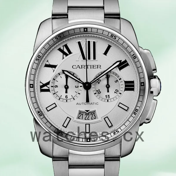 Cartier Calibre 42mm W7100045 Men's Bracelet Quartz