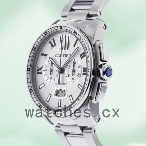 Cartier Calibre 42mm W7100045 Men's Bracelet Quartz - Image 3