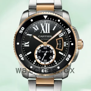 Cartier Calibre 42mm Men's W7100054 Black Dial