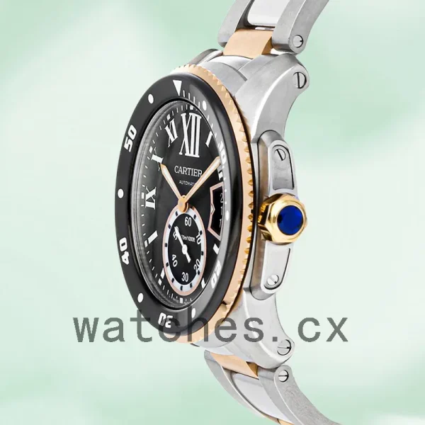 Cartier Calibre 42mm Men's W7100054 Black Dial - Image 3