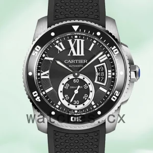 Cartier Calibre W7100056 42mm Men's Silver-tone