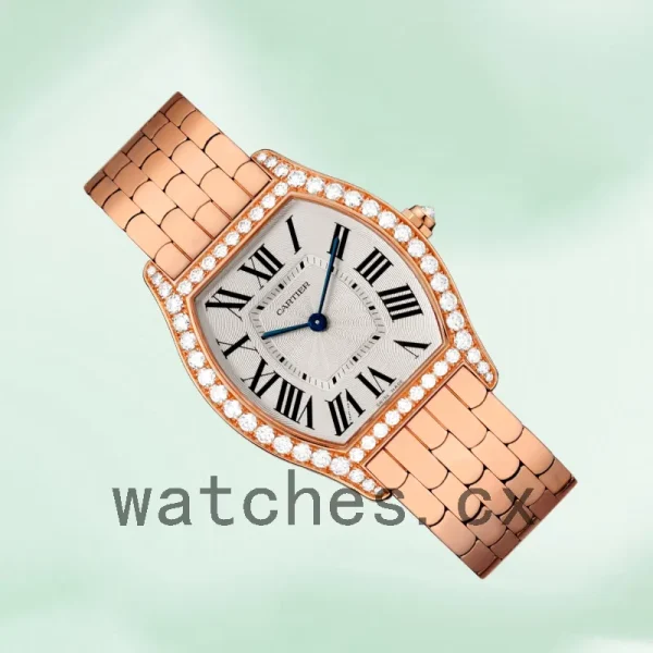 Cartier Tortue WA501012 30mm Ladies Quartz Rose Gold-tone - Image 3