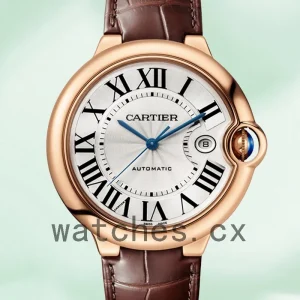 Cartier Ballon Bleu Men's 42mm WGBB0030 Automatic White Dial
