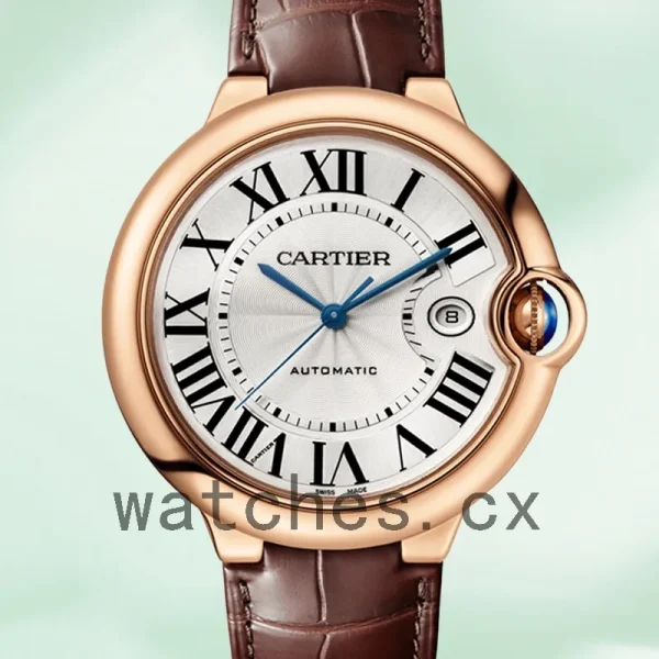 Cartier Ballon Bleu Men's 42mm WGBB0030 Automatic White Dial
