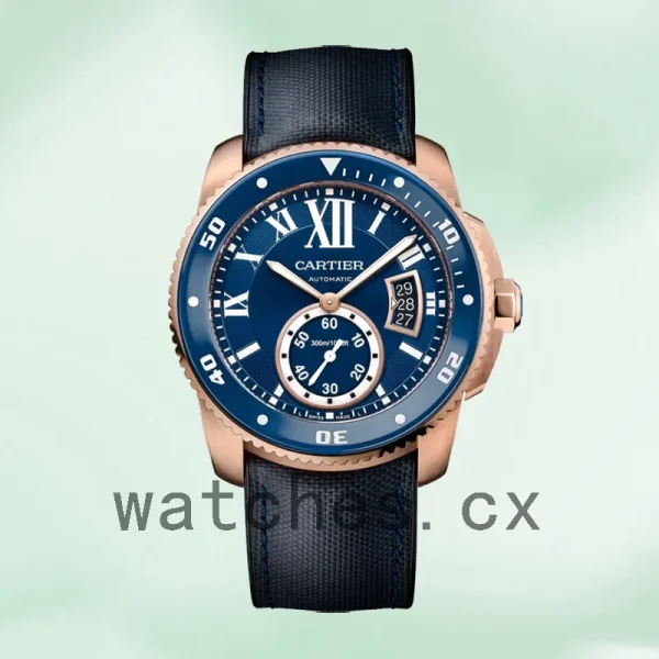 Cartier Calibre WGCA0009 42mm Men's Automatic Strap - Image 2