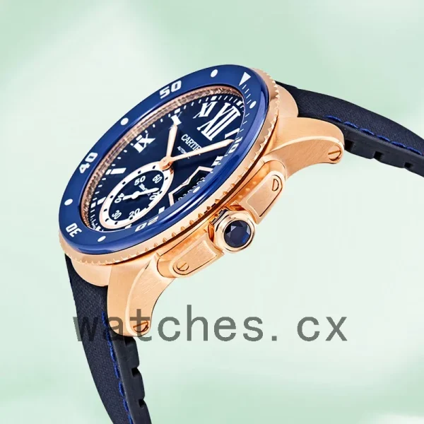 Cartier Calibre WGCA0009 42mm Men's Automatic Strap - Image 3