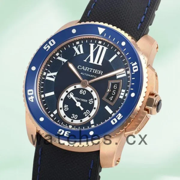 Cartier Calibre WGCA0009 42mm Men's Automatic Strap - Image 4
