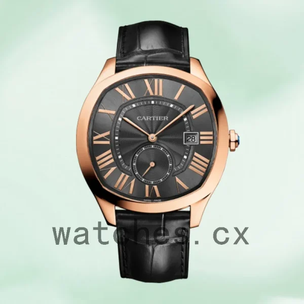Cartier Drive 40mm Men's WGNM0004 Leather Strap - Image 2
