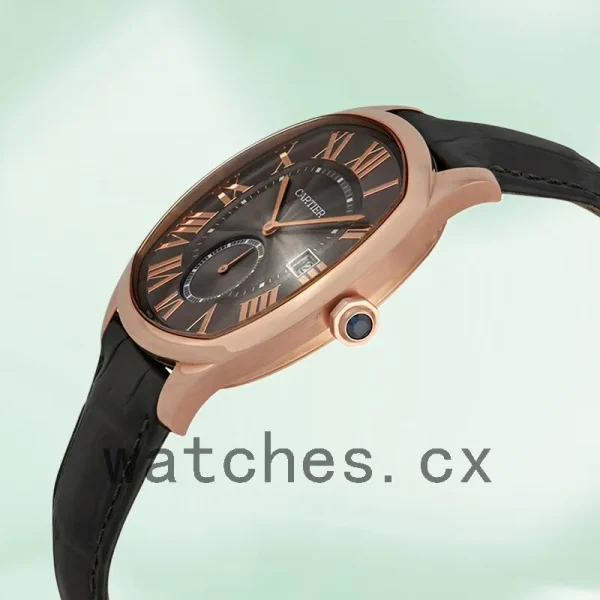 Cartier Drive 40mm Men's WGNM0004 Leather Strap - Image 3
