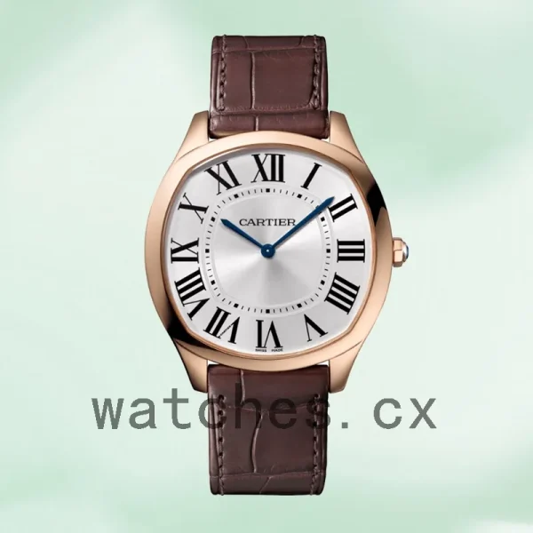 Cartier Drive 41mm Men's WGNM0006 Silver Dial - Image 2