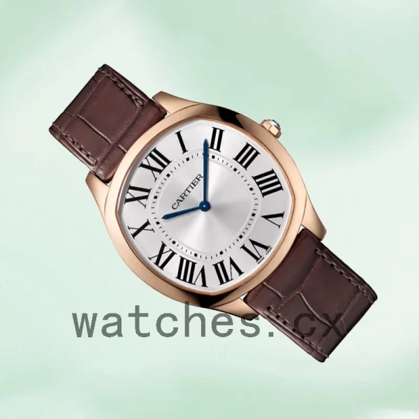 Cartier Drive 41mm Men's WGNM0006 Silver Dial - Image 3