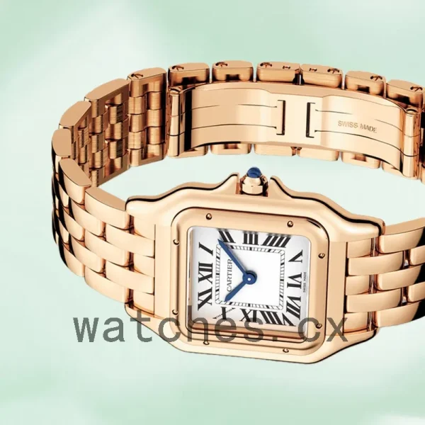 Cartier Panthere WGPN0007 Ladies 27mm Bracelet Rose Gold-tone - Image 4