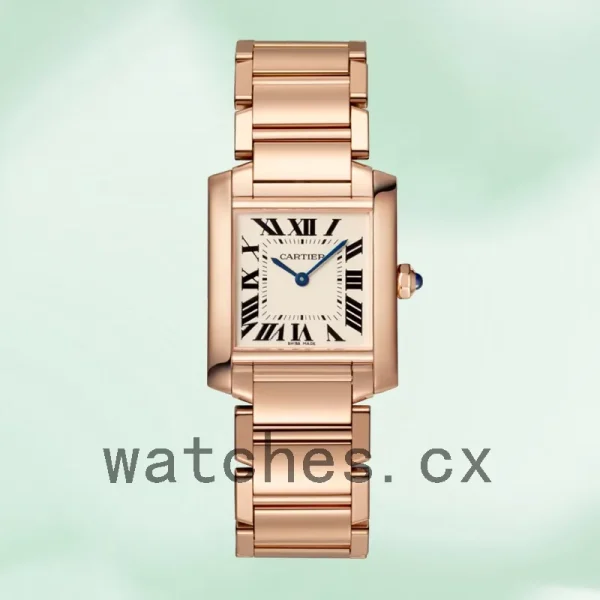 Cartier Tank Francaise 25mm/34mm WGTA0030 Ladies White Dial Quartz - Image 2