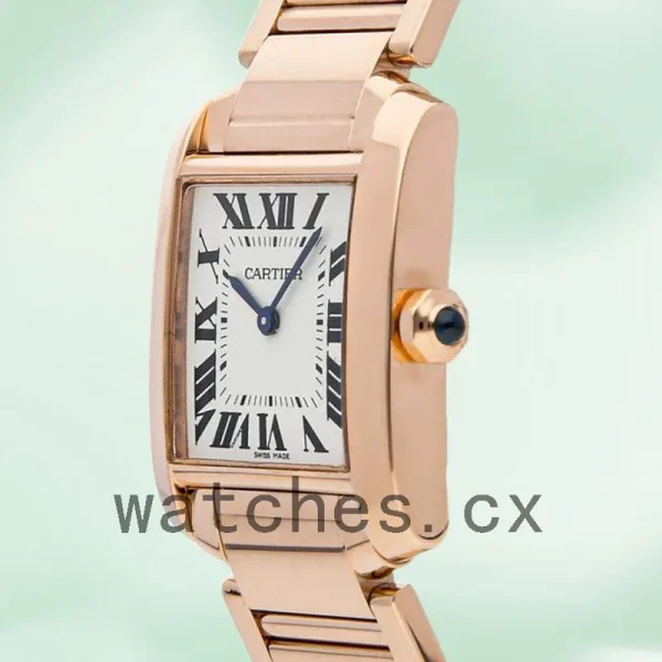 Cartier Tank Francaise 25mm/34mm WGTA0030 Ladies White Dial Quartz - Image 3