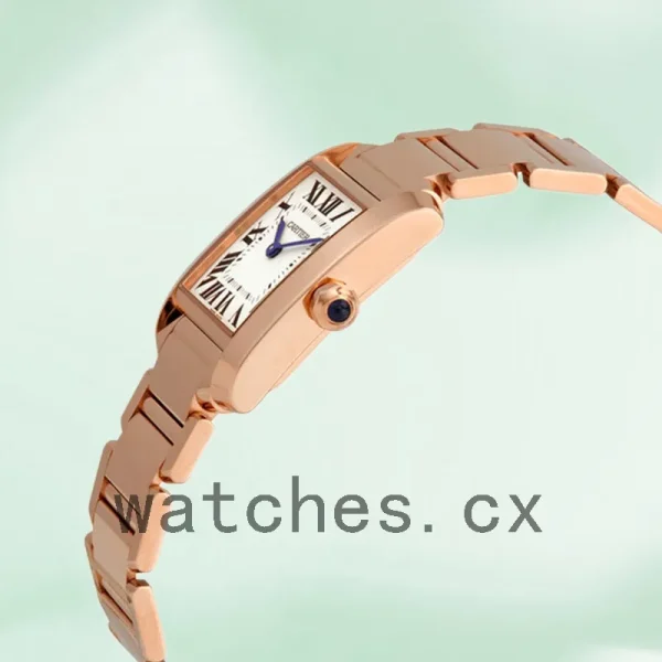 Cartier Tank Francaise 25mm/34mm WGTA0030 Ladies White Dial Quartz - Image 4